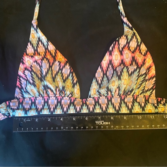 VICTORIA'S SECRET THE PLUNGE HALTER TRIANGLE BIKINI TOP SMALL - Picture 7 of 8